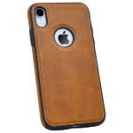 iPhone XS Max Case - Logo View, Actual Stich Effect - High Quality Leather iPhone XS Max Case