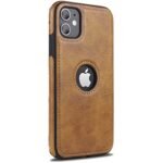 iPhone 11 Case - Leather Case For iPhone 11 - Logo View, Actual Stich Effect - High Quality Leather iPhone 11 Case